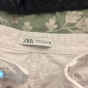 NEW ZARA jean shorts size 6